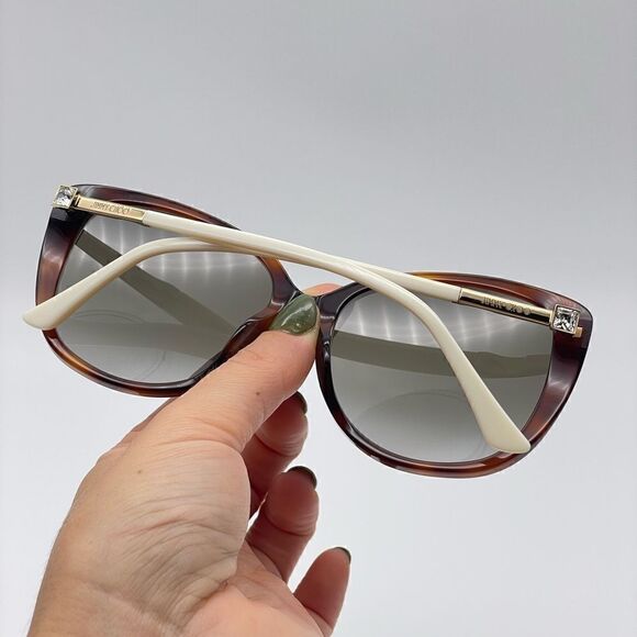 JIMMY CHOO Sunglasses ALY/F/S 086 Havana Cat Eye Women NEW